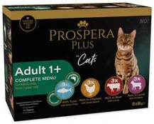 Prospera Plus Cat Adult 1+ Kapsičky Multipack 12x 85g