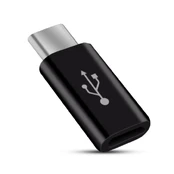 Mocco Universal Adapter Micro USB to USB Type-C Connection Black (OEM) kaina