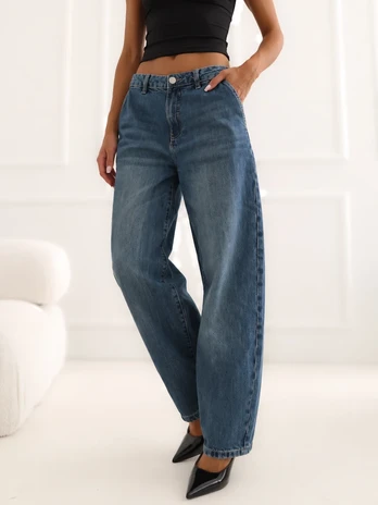 Sublevel Kelnės jeans-D80044AH62683D320-ciemny mėlyna