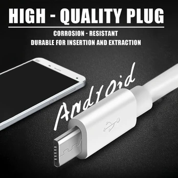 Patvarus USB į Micro-5pin įkrovimo laidas, 100 cm