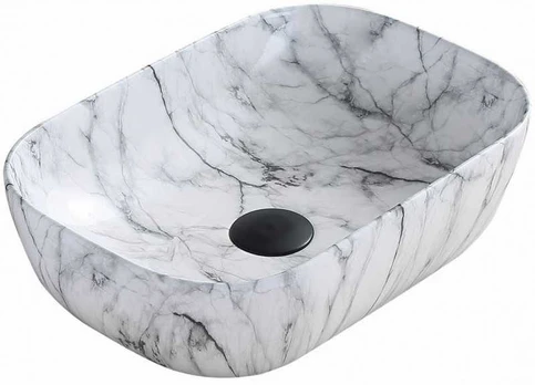 Praustuvas Mexen Rita, 45 x 32 cm, Baltas Stone