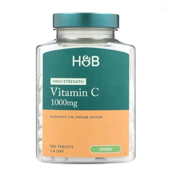 H&B vitaminas C 1000 mg, 120 tablečių