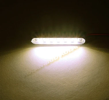 Led smd lemputė balta šilta 12v 10x42 mm