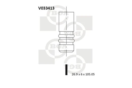 Įvado vožtuvas BGA V033413