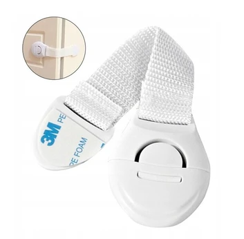 Stalčių ir spintelių apsauga nuo vaikų, white, 10 vnt.
