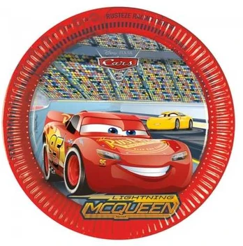 Boland Traciks Cars 3 paptallerkner, 23 cm