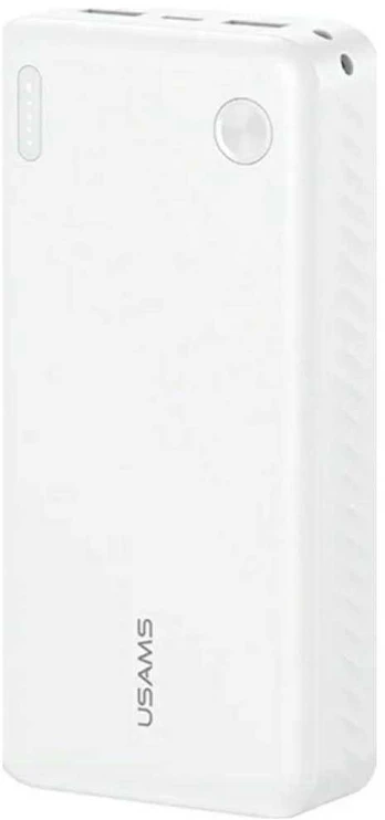 Powerbank USAMS PB83 2xUSB-A 1xUSB-C 20000mAh balta