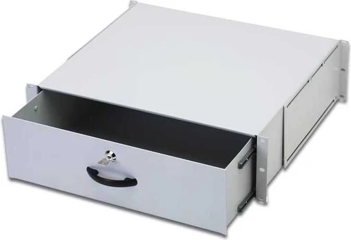 Digitus Półka na dokumenty, 3U, balta (DN-19 KEY-3U)