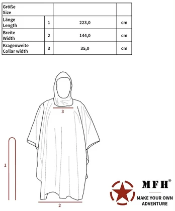 Max Fuchs MFH RipStop Palapiaustė M05 camo