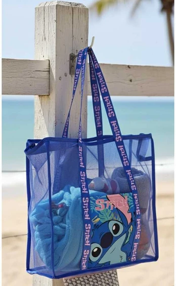 Disney Stitch mesh beach bag