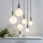 LED lašelinė lempa E14 2700K opal Ra90 4,7W