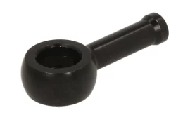 Brake hose end MV10A00S, bend: 0°, Black kaina
