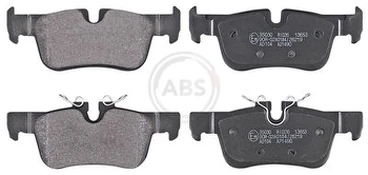 Stabdžių trinkelių rinkinys, diskinis stabdys A.B.S. 35030