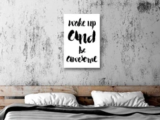 Artgeist Paveikslas - Wake up and Be Awesome (1 Part) Vertical kaina
