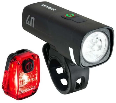 SIGMA light set - front + rear Aura 40 + Hiro 10