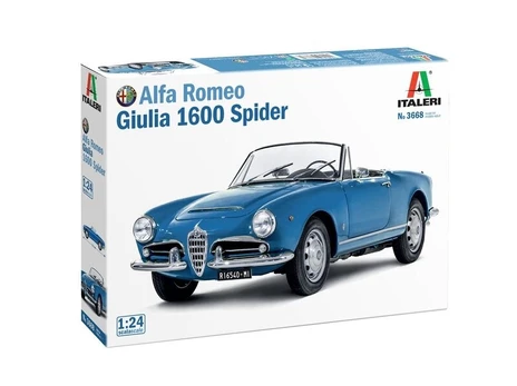 Plastic model Alfa Romeo Giulia 1600 Spider 1/24