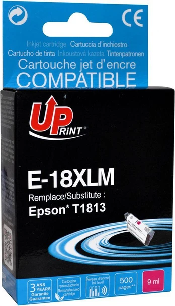 Spausdintuvo kasetė Uprint E-18XLM-UP, raudona
