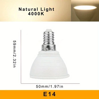 10vnt LED Prožektoriai GU10 MR16 E27 E14 12W, Natūrali šviesa 4000K