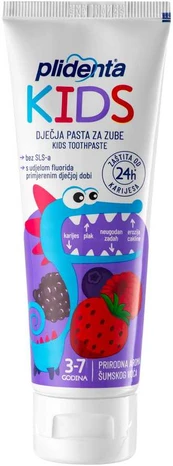 Dantų pasta vaikams PLIDENTA Kids, 75 ml