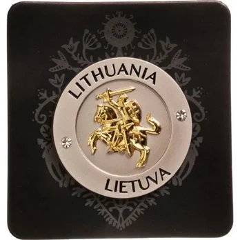 Šaldytuvo magnetas Vytis apvalus 40 mm