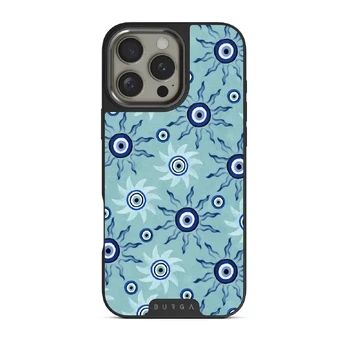 Blue Gaze - iPhone 16 Pro Max Case, Elite Dark (MagSafe) / Gunmetal