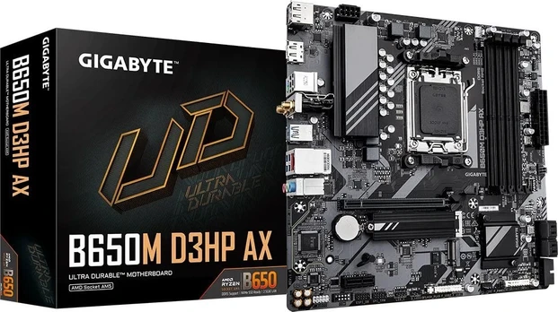 Pagrindinė plokštė GIGABYTE B650M D3HP AX 1.0 M/B Gigabyte