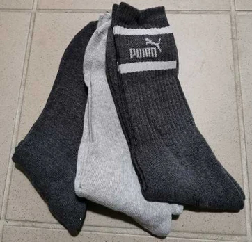 Puma Kojinės Unisex Sport Pilkas Drak Pilkas