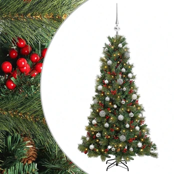 Dirbtinė kalėdinė eglutė su rutuliuku 120 cm 150 LED