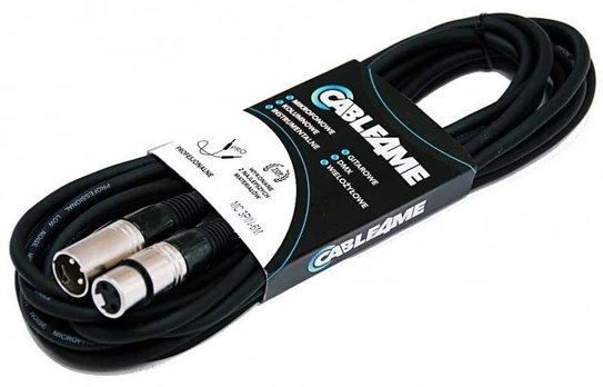 CABLE4ME XLR/XLR signalo mikrofono laidas 6m