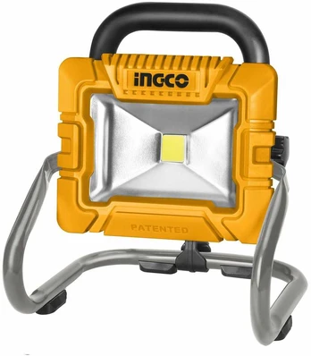Ingco CWLI20258 cordless spotlight incl. battery and charger