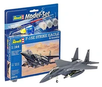 Revell - F-15E STRIKE EAGLE & bombs surenkamas modelis, 1/144, 63972 kaina