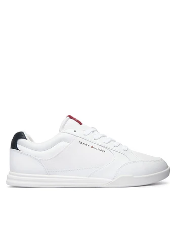 Laisvalaikio batai Tommy Hilfiger Low Pro Cupsole Perf Leather FM0FM05944 Balta