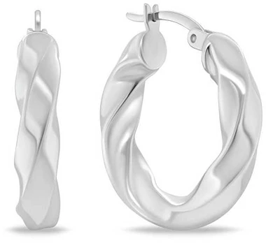 Brilio Silver Sidabrinis cut circles EA1148W