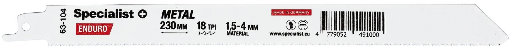 SPECIALIST+ pjūklas metalui, 230 mm, 18TPI