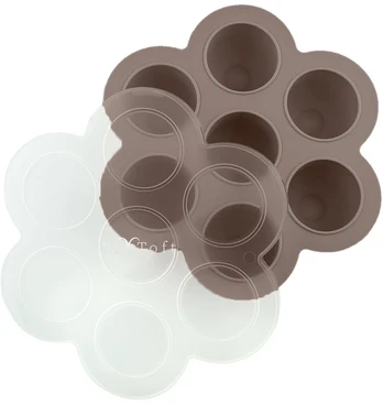 Le Toft - Freezer Form - Cappuccino - 7 compartments - 19.5 × 5 × 21 cm