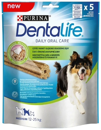 PURINA Dentalife Medium - Dantų užkandis šunims - 115g