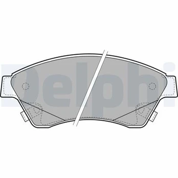 DELPHI LP2171 Brake pad set