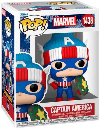 Funko POP figure Marvel Captain America Holiday