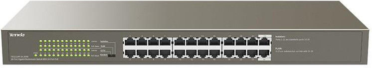 Komutatorius (Switch) Tenda TEG1124P-24-250W