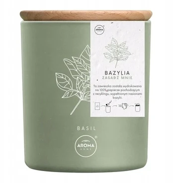 Aroma Home, Basil, Scented Candle, 150 g