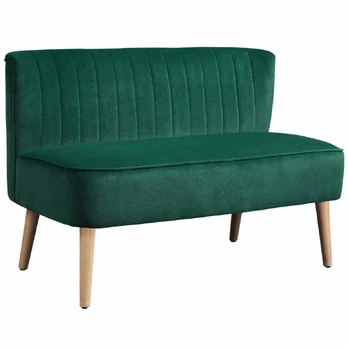 Dvigulė sofa, tamsiai žalia, 117x56,5x77 cm