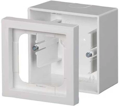 ABB Future underlag 1 modul incl. Ramme, hvid