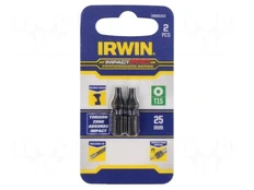 Screwdriver bit | Torx® | TX15 | Kind: impact | 2pcs | IMPACT PRO kaina