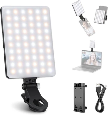 LED vaizdo šviesa su LCD ekranu