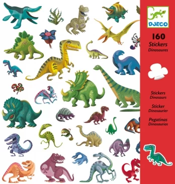 Djeco Lipdukai - 160 lipdukų - Dinozaurai ( DJ08843 )