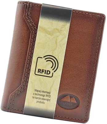 Vyriška natūralios odos RFID piniginė EL FORREST