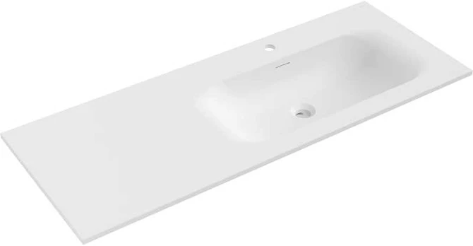 Praustuvas Mexen Vela, Right, 121 x 46,5 cm, Baltas matt