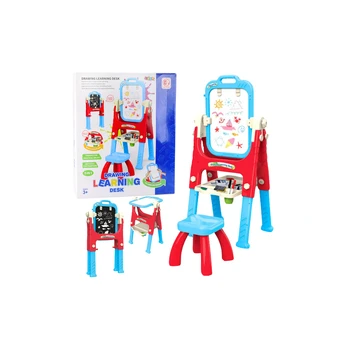 5in1 Educational Board With Chair Multifunctional Accessories Blue