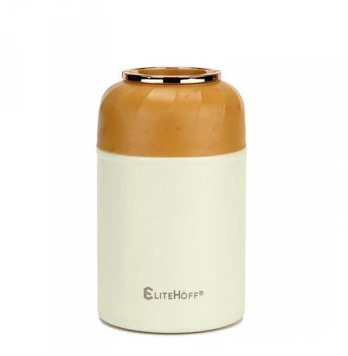 Elitehoff 500 ml vakarienės termosas su dubeniu ir sulankstomu šaukštu E-8250
