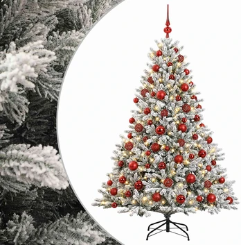Dirbtinė kalėdinė eglutė su rutuliuku 180 cm 300 LED